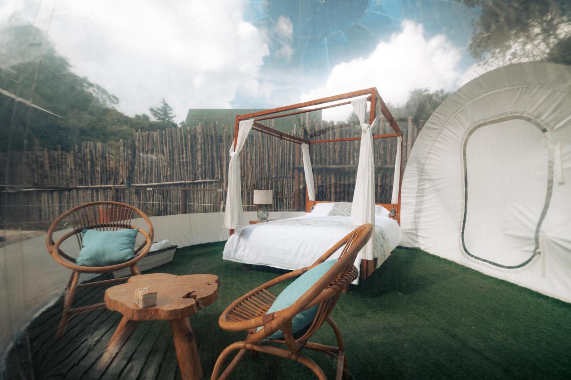 Отель Bubblesky Glamping 15 Min From Medellin Рионегро Экстерьер фото