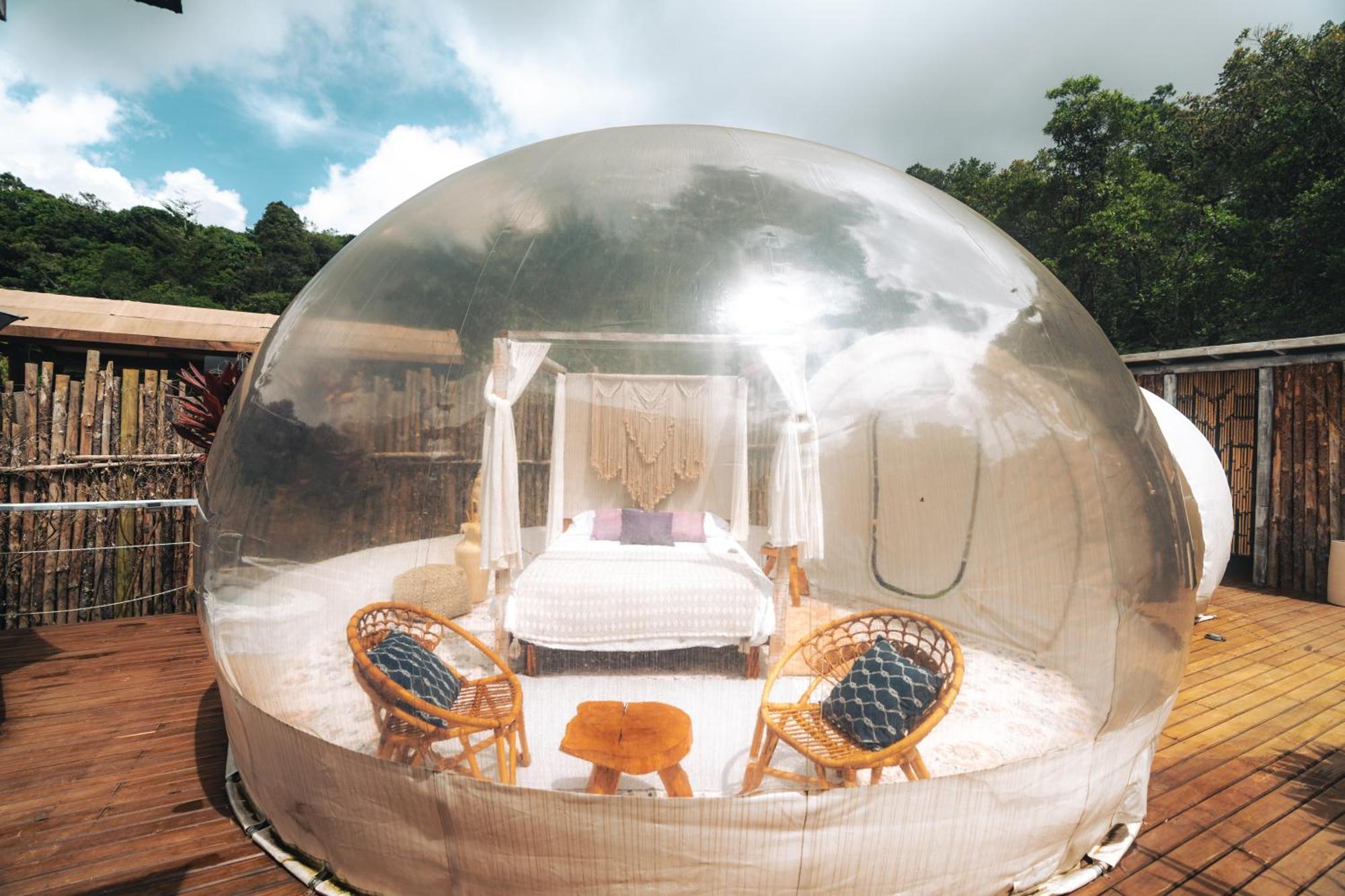 Отель Bubblesky Glamping 15 Min From Medellin Рионегро Экстерьер фото