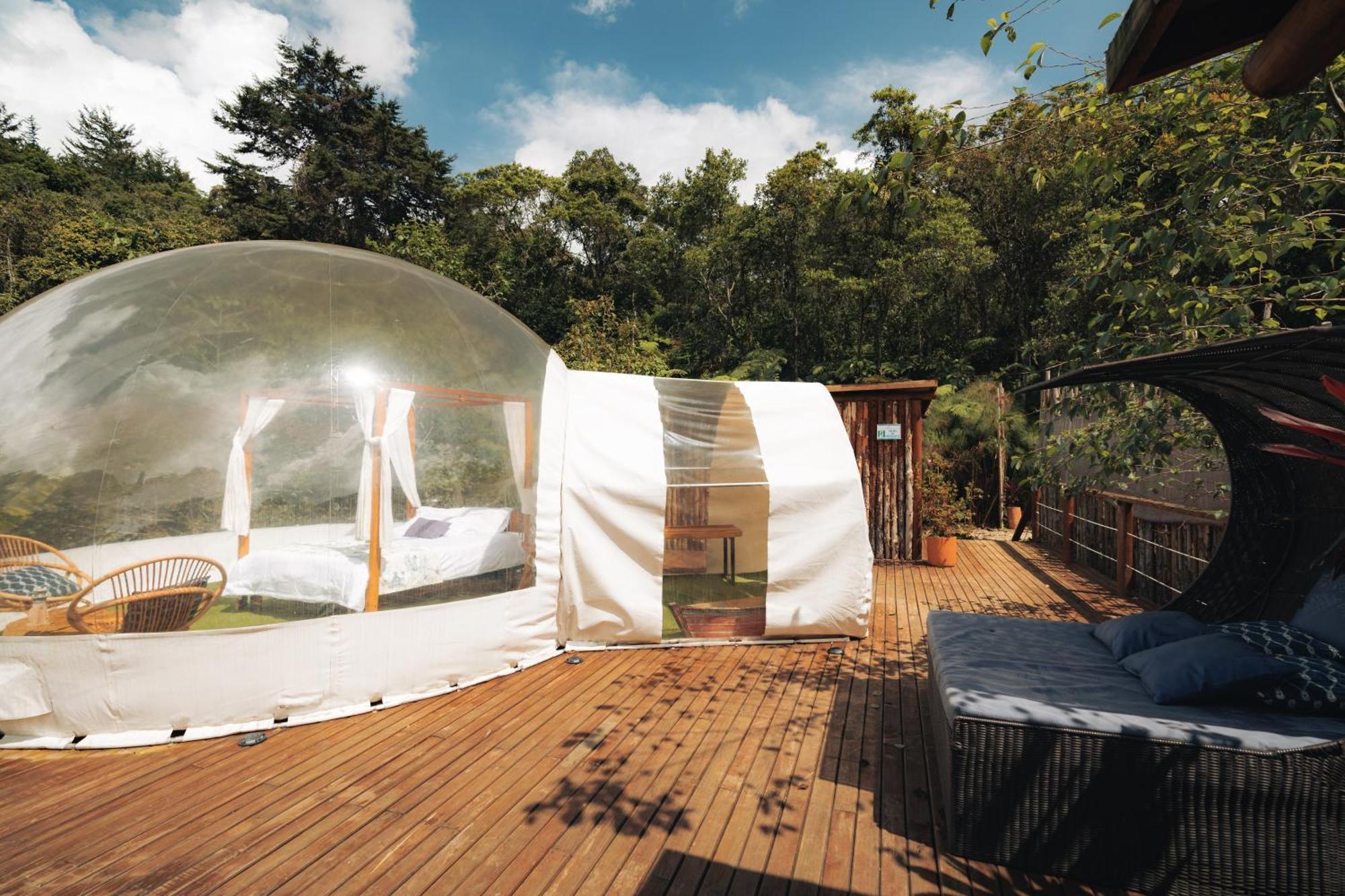 Отель Bubblesky Glamping 15 Min From Medellin Рионегро Экстерьер фото
