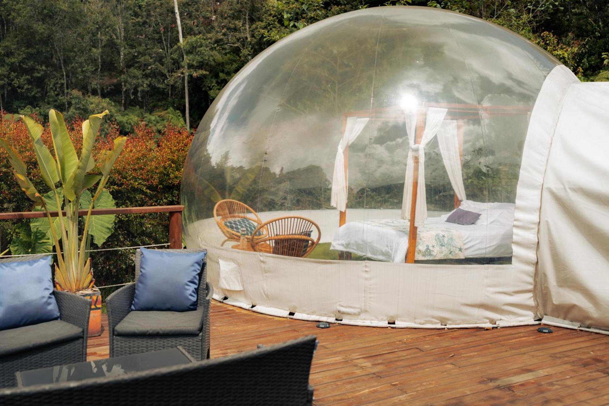 Отель Bubblesky Glamping 15 Min From Medellin Рионегро Экстерьер фото